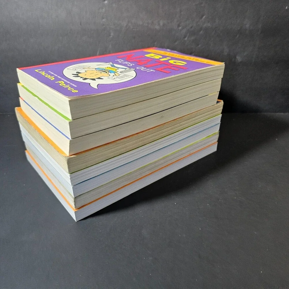 Lot of 8 Big Nate Books, Paperback Mix Children's Books